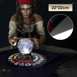 Table Cloth Divination Board Round Pendulum Mat Home Decor Rubber Divining Metaphysical Altar For Spiritual Healing