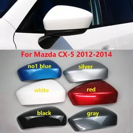 For Mazda CX5 CX-5 2012 2013 2014 Car Outside Rearview Mirror Cover Cap Wing Door Side Lid Shell Housing