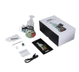G9 SOC Vape Portable Enail Vaporizer Kit Wax Atomizer With Glass Water Shisha Filter Dab Rig Bubbler 2600Mah3851553