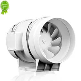 Ny 4 -tums extraktorfläkt Låg brus Inline -kanal Hydroponic Air Blower avgassfläkt för hembadrum Grow Room Ventilation Vent