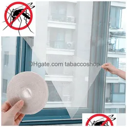 Pest Control 150X130Cm Large Window Mosquito Net White Anti Bug Insect Curtain Diy Flysn Polyester Za3095 Drop Delivery Home Garden Dhvnt