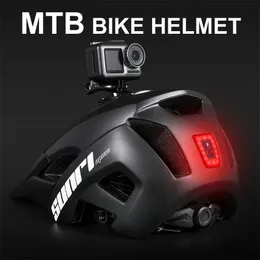 Велосипедные шлемы Boler MTB Road Bike Hopmill Helme Led Lights держатель камеры открытый спортивный велосипед для Man 230525