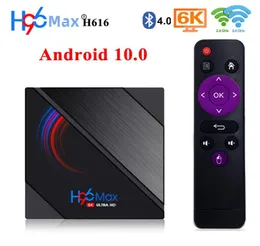 Android 100 TV Box 24G 5GデュアルバンドWifi Bluetooth 40 H96 Max H616 Quad Core Smart TVBox Android10 6K 3D Home Media Player9312167