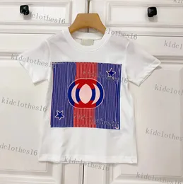 T-shirts baby designer barn tshirts sommar flickor pojkar mode tees barn barn avslappnade bokstäver tryckt t skjortor lyx varumärke rosa vita toppar