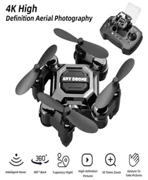 Folding Storage Drone 50x Zoom 4K Profesional Mini Quadcopter med kamera Small UAV Aerial Pography HD DRONES SMART Hover Long Sta1534790