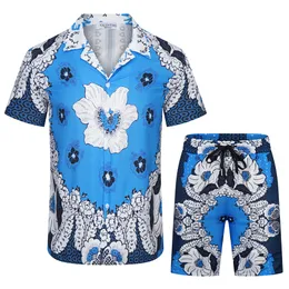 23 Summer Fashion Mens Tracksuits Hawaii Beach Pants Set Designer Shirts Printing Leisure Shirt Man Slim Fit Styrelsen Kort ärm Korta stränder#07