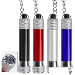 Portachiavi Cordini Ciondolo portachiavi a led Torcia elettrica in metallo Attrezzi esterni portatili Promozione Regalo Portachiavi Portachiavi Drop Delivery Fas Dhy6B