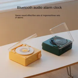 Altoparlante stereo retrò creativo Atomic echo wireless Bluetooth Portable Desktop Vinyl Retro Alarm Clock Audio