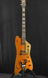 Billy Bo Jupiter laranja vermelho Eddie Cochran Thunderbird Guitar Electric Guitar Original G.