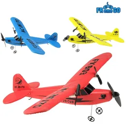 Electric/RC Aircraft FX803 RC Plan 2.4G 2CH EPP Foam Remote Control Airplane Super Glider Aircraft Outdoor Plane Toys for Kids Gifts 230525