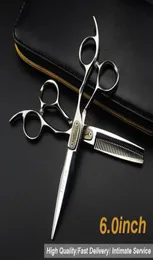 6 0 Silver Japanese Hair Scissors Cheap Hairdressing Scissors Shears Hairdresser Shaver Haircut Model Number Size265x8770898