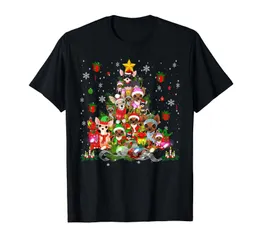 T-shirts pour hommes Chihuahua Christmas Tree Shirt Xmas Gift For Dog T-Shirt-Men's T-Shirt-Black