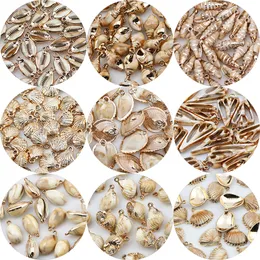 5-20pcs 18 Style shell shell charms charms beach conch pendants for Jewelry Making DIY Boho Bracelet Necklace Accoritory