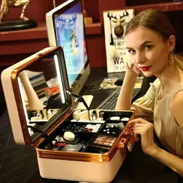 Hochwertige Make-up-Box, professioneller Make-up-Künstler, tragbare Internet-Promi-Make-up-Tasche für den Haushalt, Make-up-Aufbewahrungsbox mit großer Kapazität
