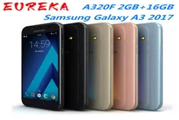 Samsung Galaxy A3 2017 A320F A320FL RAM 2GB ROM 16GB Mobile Phone Octa Core 47quot 13MP8MP Exynos NFC Fingerprint Cellphone1505831
