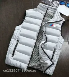 Jaqueta masculina para BMW colete sem mangas Inverno masculino casacos com capuz com algodão duplo masculino Men grossa Coloques de cistas de cistas U8675134