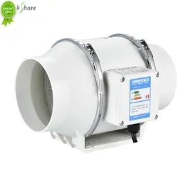 New Exhaust Fans Home Silent Inline Pipe Duct Fan For Bathroom Extractor Ventilation Kitchen Toilet Wall Air Clean Ventilator 220V