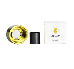 Tapa de titanio JCVAP Gr2 y accesorios eRig de inserción SiC para Focus V Carta Atomizer Smart oil Rig con 5 colores sin plástico melt6419529
