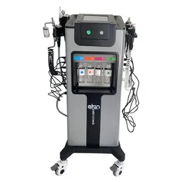 8 in 1 in 1 hyda microdersmabrasion machine 아쿠아 껍질 산소 제트 세정 피부 깊은 껍질 페이스 리프트 주름 제거 rf 초음파 ​​미용 장치