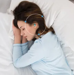 Riduzione del rumore durante il sonno Tappi per le orecchie Protezione per le orecchie Tappi per le orecchie Anti-rumore Per lavori di viaggio Tappi per le orecchie impermeabili da nuoto insonorizzati in silicone