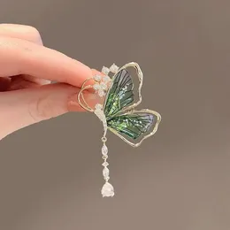 Дизайн ниши из бабочки, полупрозрачный, роскошный кисточка насекомых, художественная весна и летняя новая броша