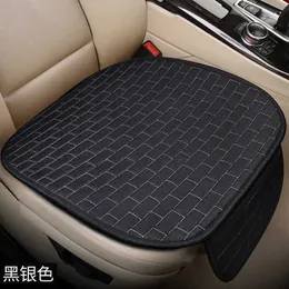 Almofadas 1pcs Front Flax Automobile Protector Pad Capas Capas de carro Mat Protect Seat Cover AA230525
