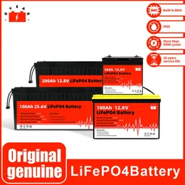 Батарея батареи LifePo4 200AH 12V 24V 50AH 100AH ​​Лития железофосфатные батареи встроенные BMS для EV RV CART Golf Cart