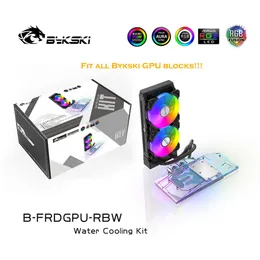 Raffreddamento bykski bfrdgpurbw gpu coolier aio per amd/nvidia 2060 2070 2080 scheda grafica tutto in un kit di raffreddamento ad acqua VGA 5V Argb Aura Sync