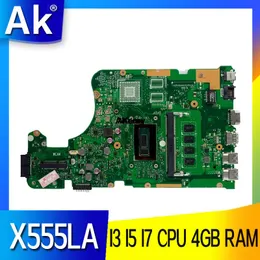 Scheda madre x555la i3 i5 i7 cpu 4GB RAM Motherboard per Asus W519L K555L A555L X555LD X555LF X555LJ X555L Laptop Mainboard Mainboard
