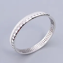 wide gold diamond wide nail bangle Luxury women bangles bracelets designer men jewelry high quality unisex Party Christmas Wedding gifts Birthday Lovers cool sale