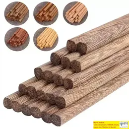 Saúde de pauzinhos de bambu de madeira natural japonesa sem lacada de utensílios de mesa de mesa de laca hashi