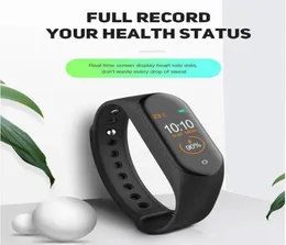Nuovo orologio sportivo M4 Pro Smart Bracciale Impermeabile Frequenza cardiaca Pressione sanguigna Fitness Braccialetto Smart Watch per Android Ios6578243