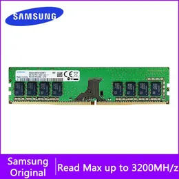 Rams Samsung DDR4 RAM 32GB 16GB 8GB 4GB PC4 3200MHZ U DIMM PARA COMPUTOR PC Memória da área de trabalho Suporte