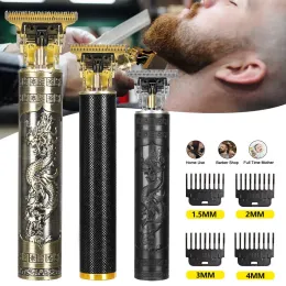 Cortadora de pelo USB para hombres, máquina para cortar cabello, afeitadora recargable para hombre, recortadora de barba técnica para peluquero