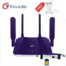 أجهزة التوجيه فتح 300 ميجابت في الثانية 4G بطاقة SIM WIFI LTE MODEM WIFI WAN/LAN RJ45 الوصول إلى الشبكة الساخنة للمنفذ FDD Broadband CPE Outdoor