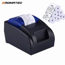 Drukarki 58 mm Drukarka termiczna Restauracja telefon komórkowy Portable POS Business Płatność biuro USB Bluetooth Thermal Printer