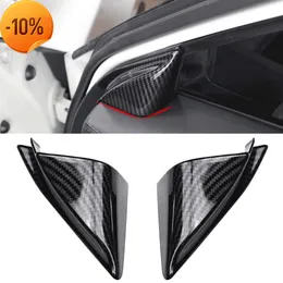 New For Mazda CX-5 CX5 CX 5 2017 2018 2019 Carbon fiber Car Front Door Window Inner Triangle A Colum Cover Stickers Trim Accessories