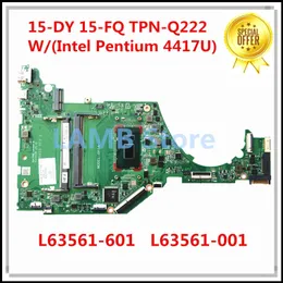 Motherboard For HP 15DY 15FQ TPNQ222 Laptop Motherboard With SRESH 4417U CPU L63561601 L63561001 DA0P5DMB8C0 100% Tested Fast Ship