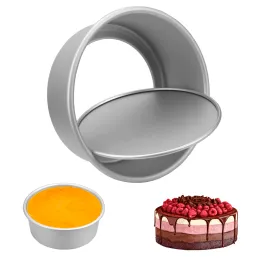 Cake Pan Anode Surface Dish Oven Baking Tools borttagbar mousse Chiffon Cake Mold Bakeware Bakery Tools Tools
