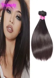 Indian Virgin Human Hair Straight Double Wefts Silky Hair Bundles 3Pieceslot Straight Hair Products Natural Color 8 to 30inch6680646