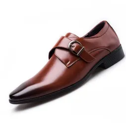 monk shoes black business shoes men oxford leather men wedding dress shoes fashion scarpe uomo eleganti sapato social masculino co6883139