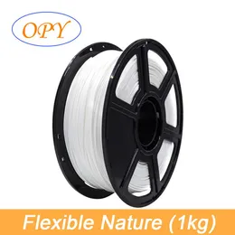 Scanning Opy Flexible Filament Flex 1.75mm 1kg 10m 100g 3D 프린터 자연 검은 색 빨간색 녹색 블루 옐로우