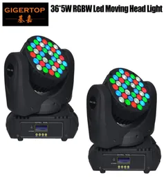 2PCSLOT 36 × 5W LED BEAM غسل Moving Head Light 36 LEDS R8G10B10W8 Super Super for Disco Bar Club9067413