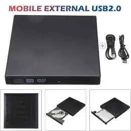 Enheter Pohiks 1pc USB 2.0 Extern DVD/CD Burner Universal Desktop Notebook USB Recorder Optical Drive för Windows 10 Laptop PC