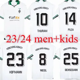 23 24 Borussia Monchengladbach soccer Jerseys 2023 2024 home Gladbach ELVEDI PLEA ZAKARIA NEUHAUS GINTER THURAM MEN KIDS KIT foootball SHIRTS