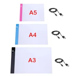 Tablets Elice A2 A3 A4 A5 Ultra Dünn LED Zeichnung Digitales Grafikpolster USB LED Light Pad Zeichnung Tablet Elektronische Kunstmalerei