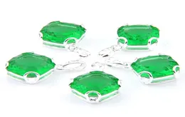 Büyük 12 PCS Amazing Vintage Yeşil Kuvars Kristal Taşlar 925 STERLING Gümüş ABD İsrail Düğün Nişan Gericiler Düğünler35536734738935