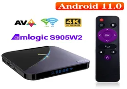 A95X F3 AIR II RGB Android TV Box Android 11 AmLogic S905W2 4 GB RAM 64 GB Dual Wi -Fi 4K 60FPS VP9 BT50 Set Caixa superior 2G 16G6161235