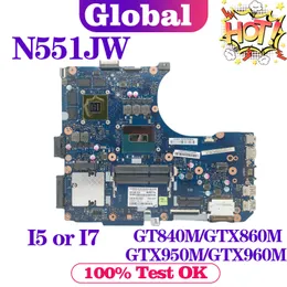 Материнская плата G58JW Mainboard для ASUS N551JM N551JB N551JQ GL551JK GL551JM GL551J G551JX G551JM N551JK N551JW G551JK Motherboard I5 I7