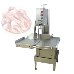 Elektriskt köttben såg maskin skärande tillverkare kök chopper mat klass rostfritt stål allmänt användare stormarknad kommersiell